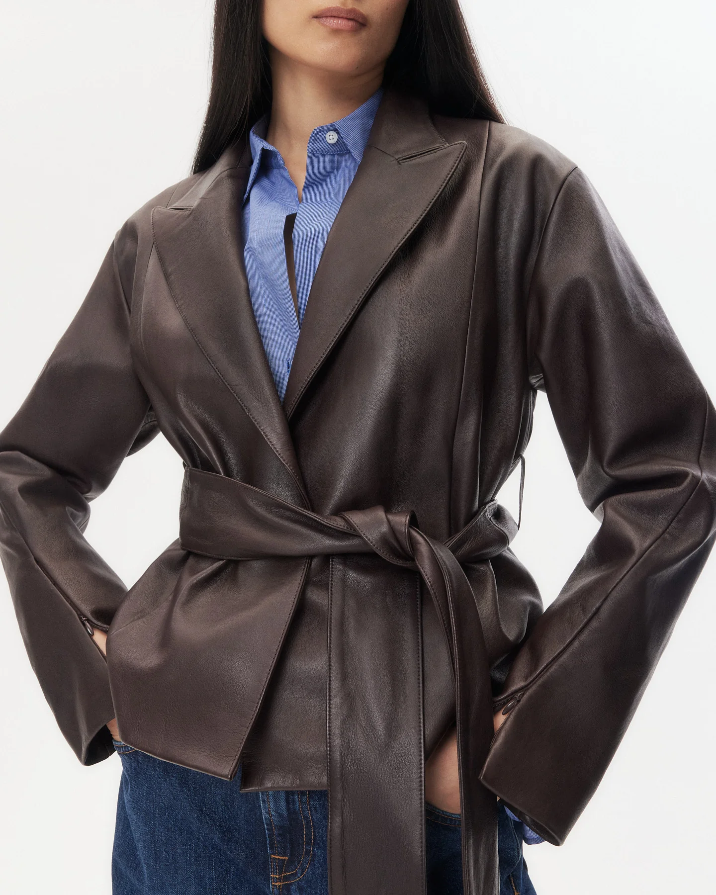 Andie Jacket in Leather - Image 2