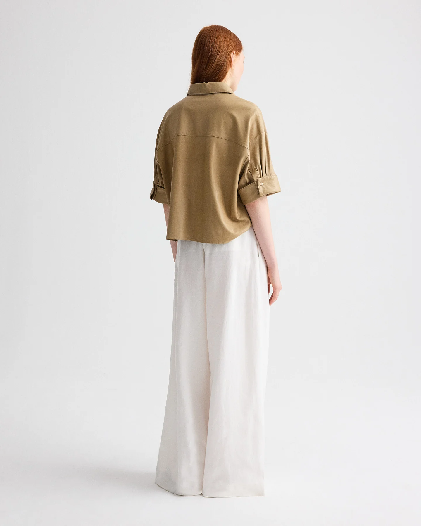 Avery Pant in Plain Weave Linen - Image 5