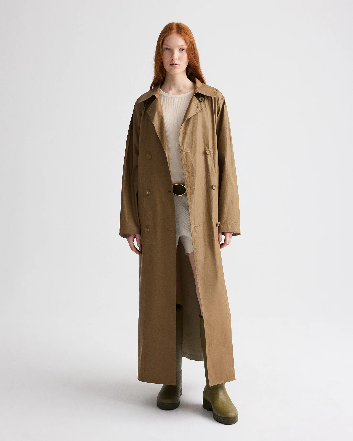 Back And Forth Trench in Lightweight Cotton Trench - Image 4