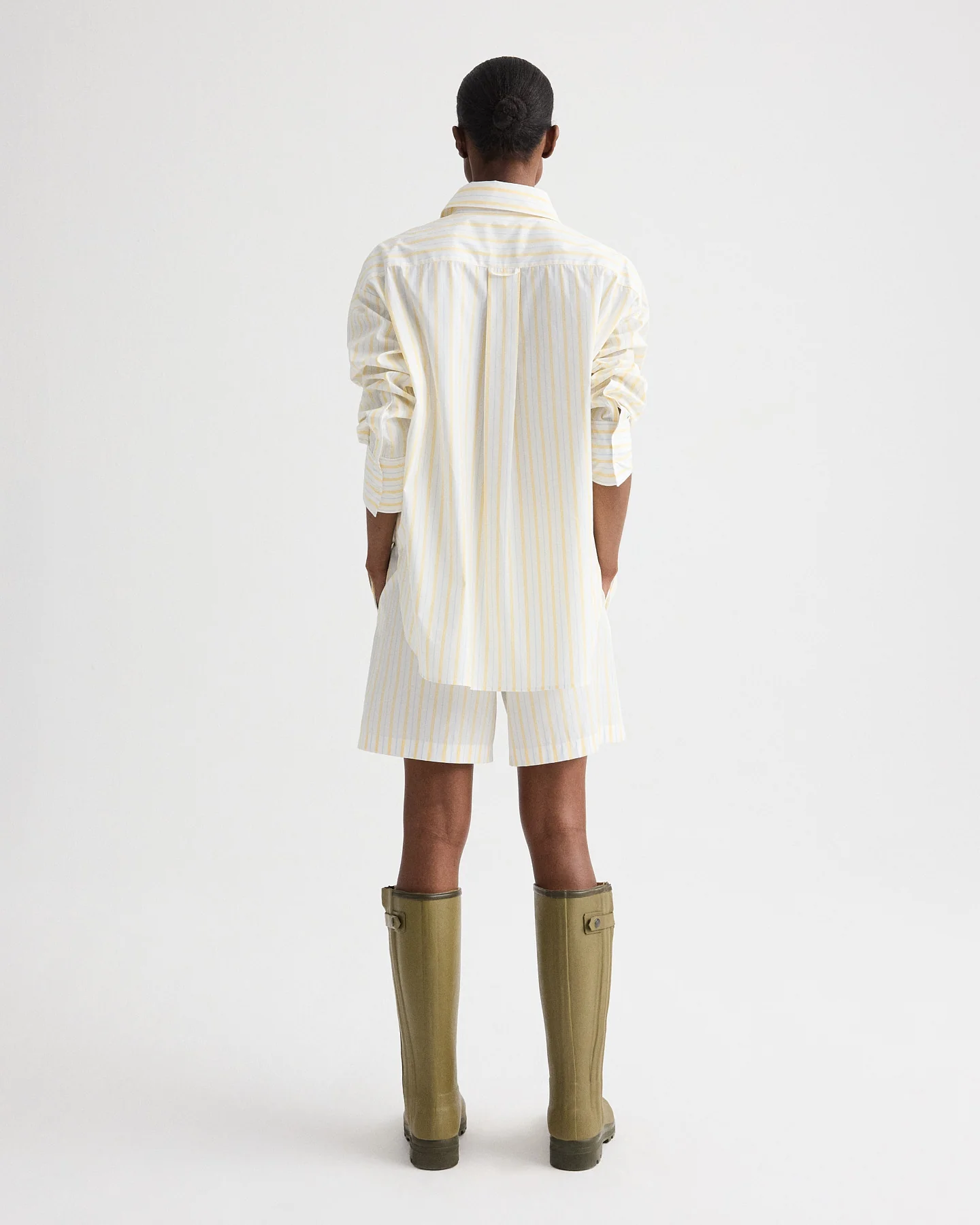 Big Joe Shirt in Yarn Dyed Cotton Stripe - Image 5