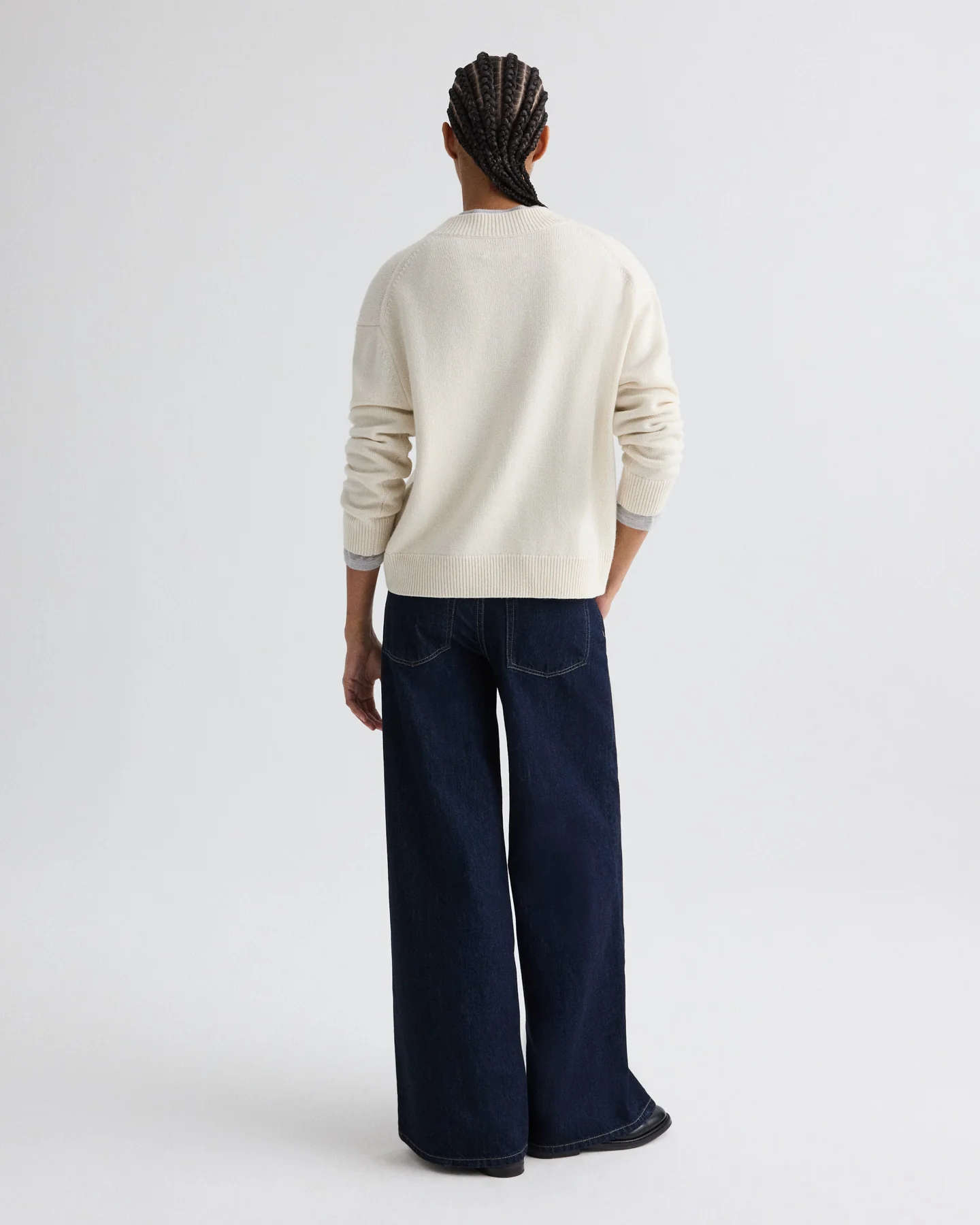 Boy Crewneck Sweater in Italian Cashmere - Image 5
