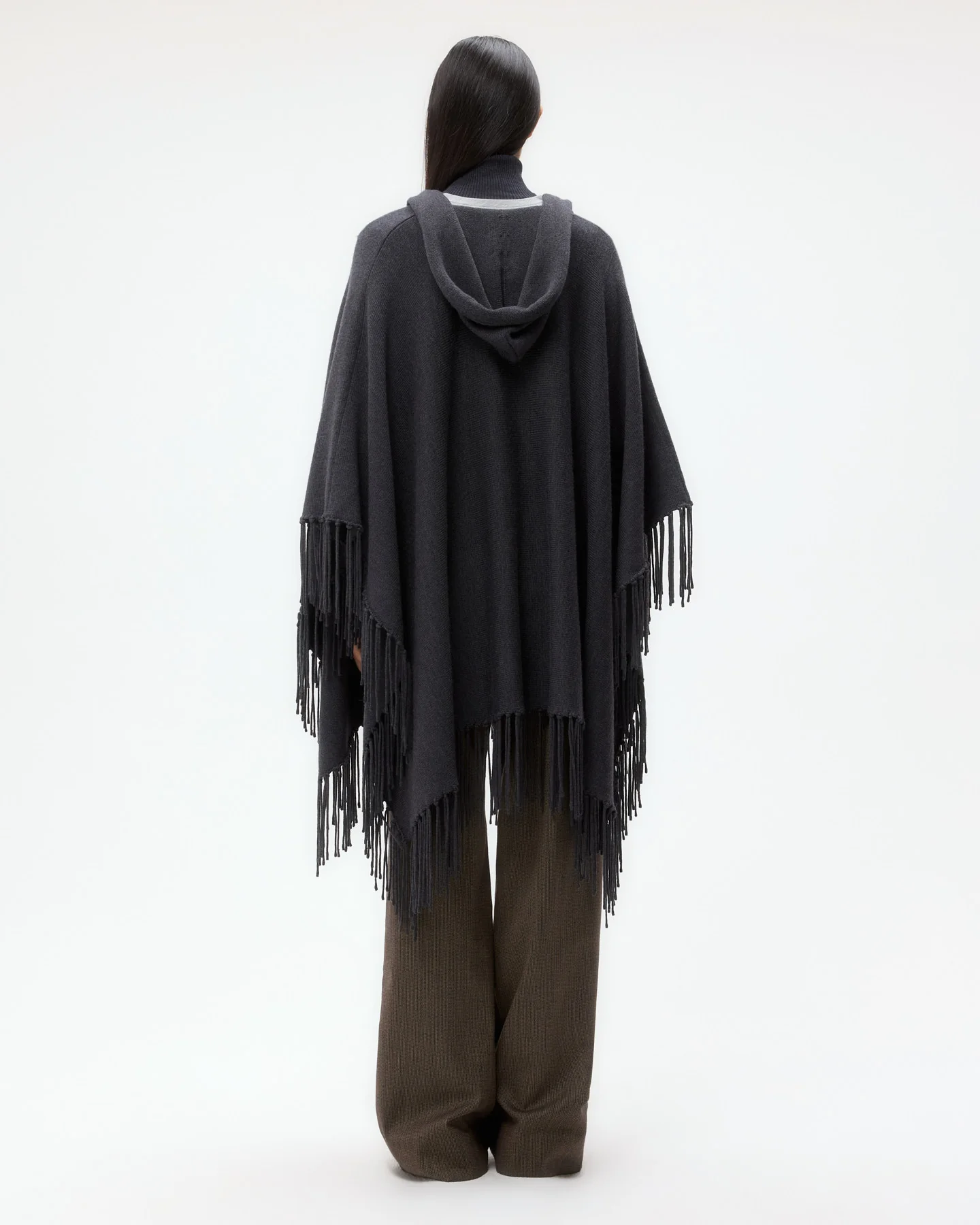 Take Me Home Poncho in Merino Wool - Image 5
