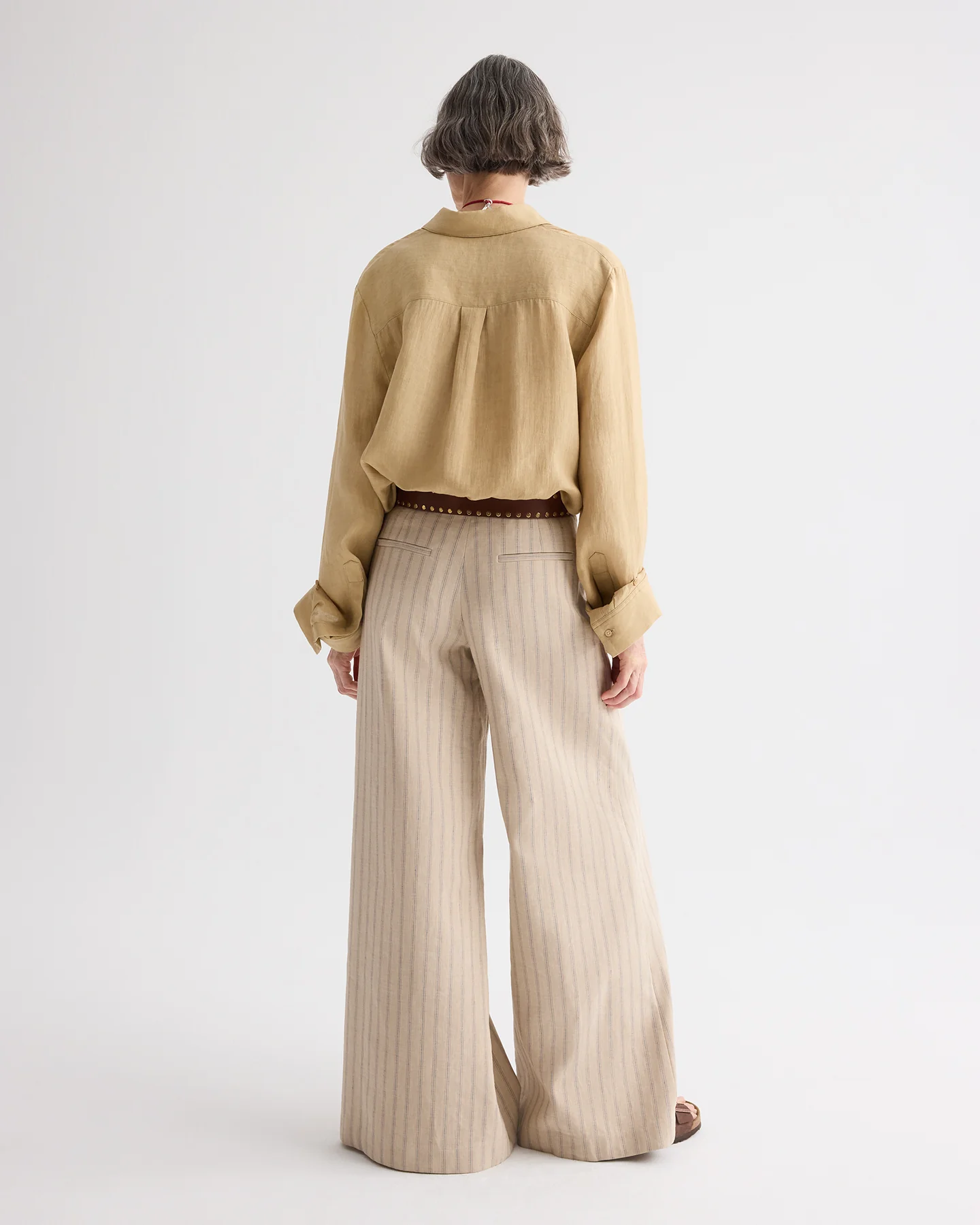 Demie Pant in Cotton Linen - Image 4