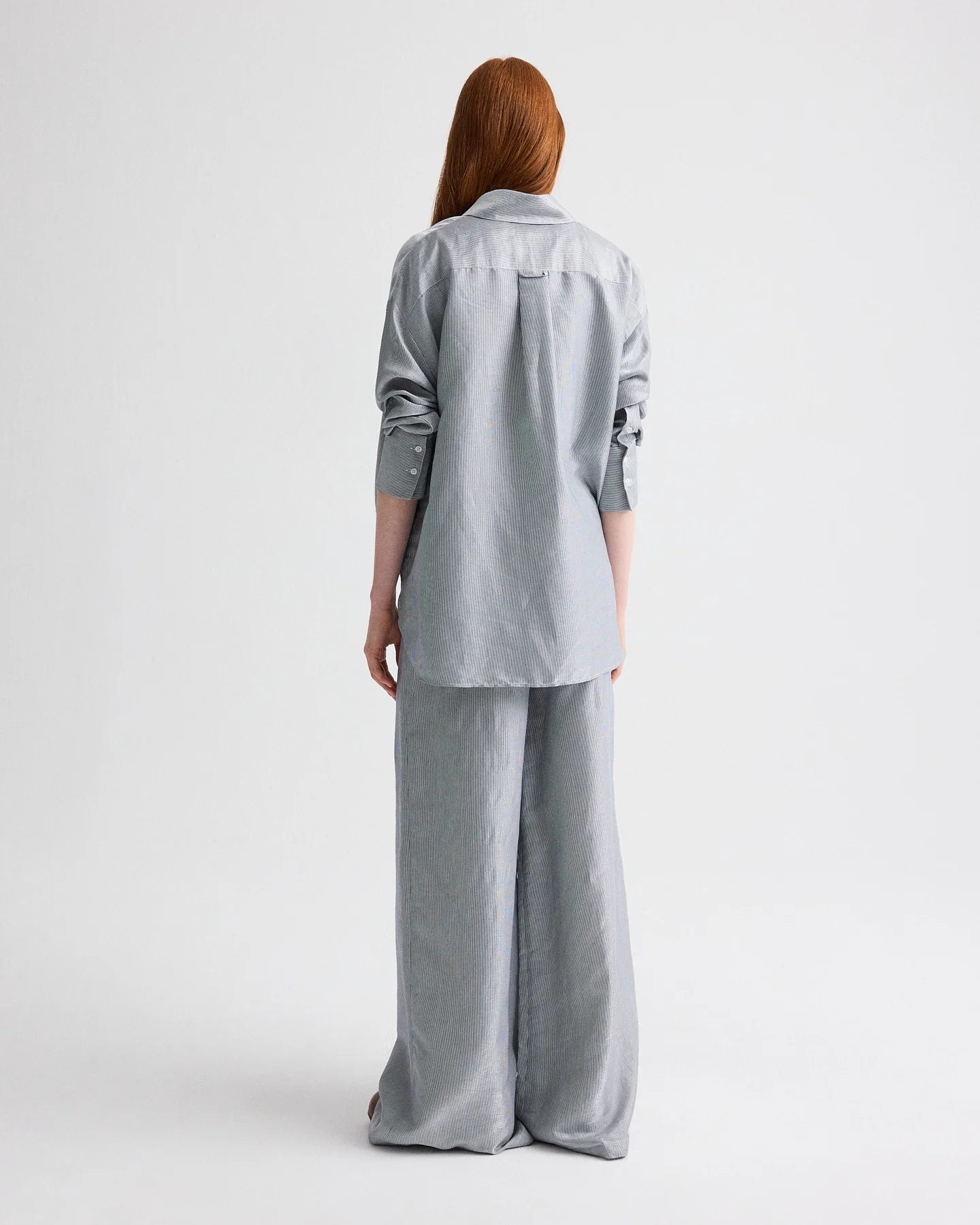 Dillon Pant in Glossy Mini Stripe - Image 5