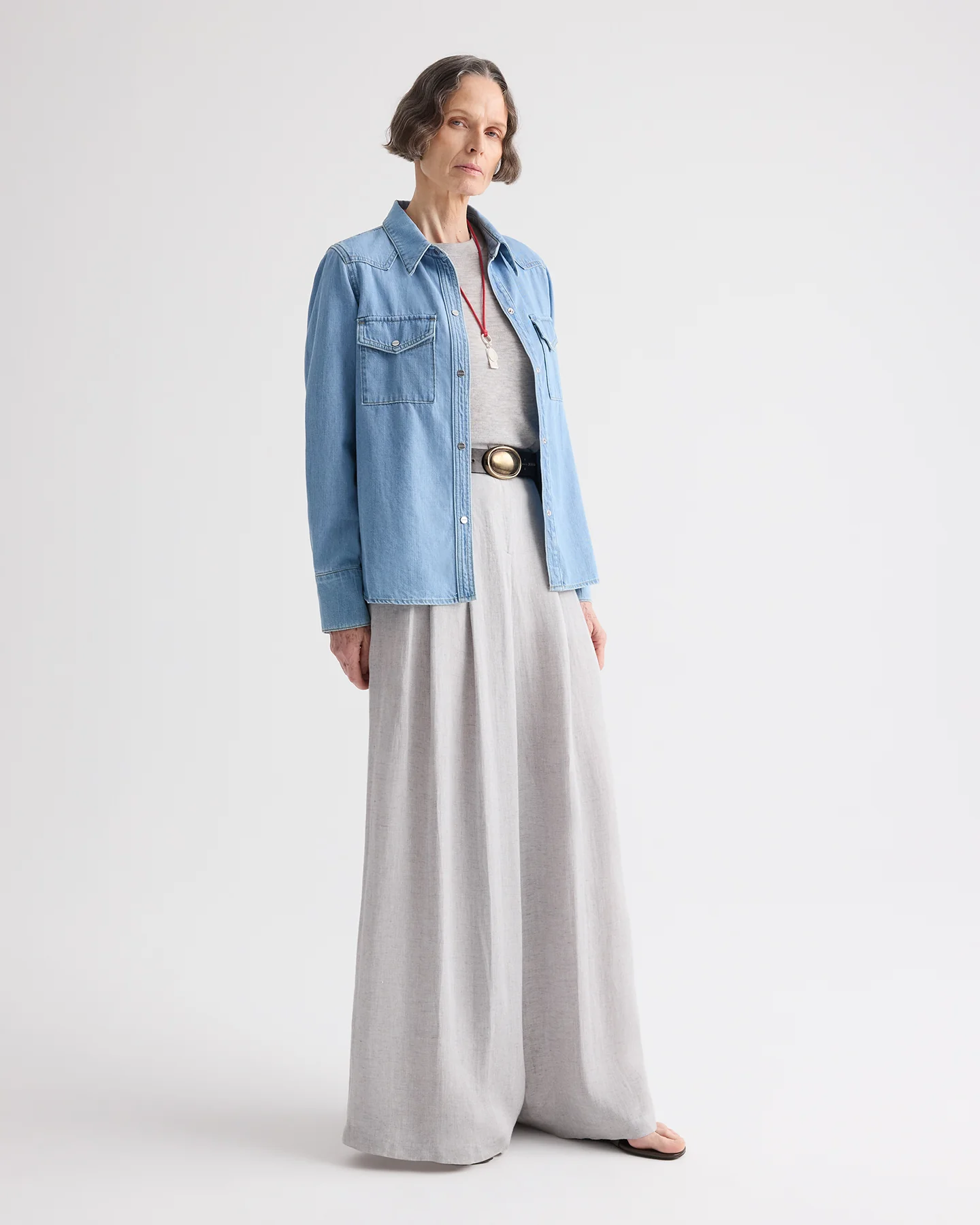 Drew Pant in Delave Linen - Image 3