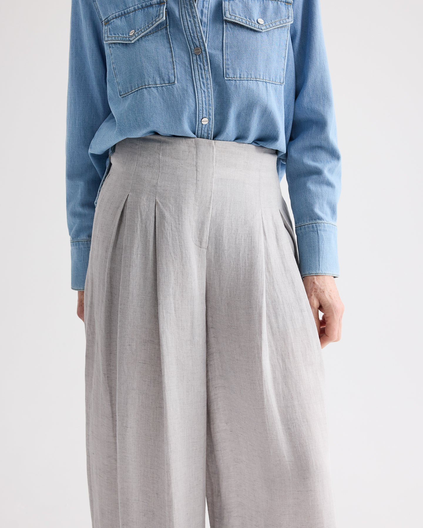 Drew Pant in Delave Linen - Image 5
