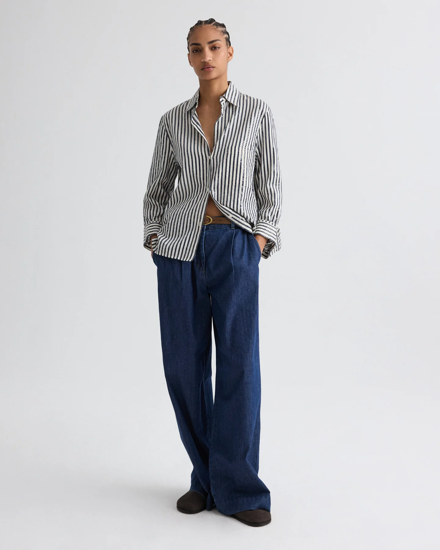 Hudson St. Pant in Denim - Image 3