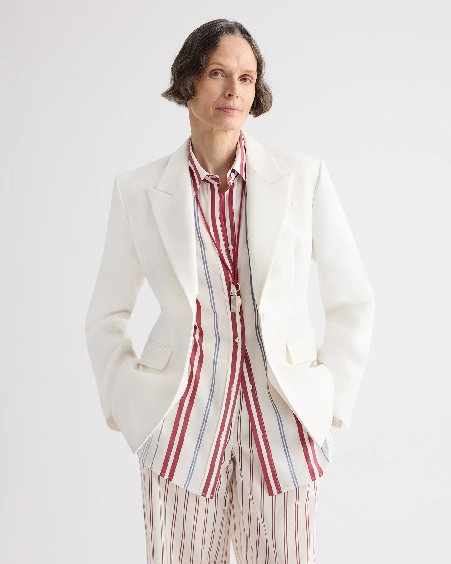 Jasper Blazer in Chintzed Linen - Image 2