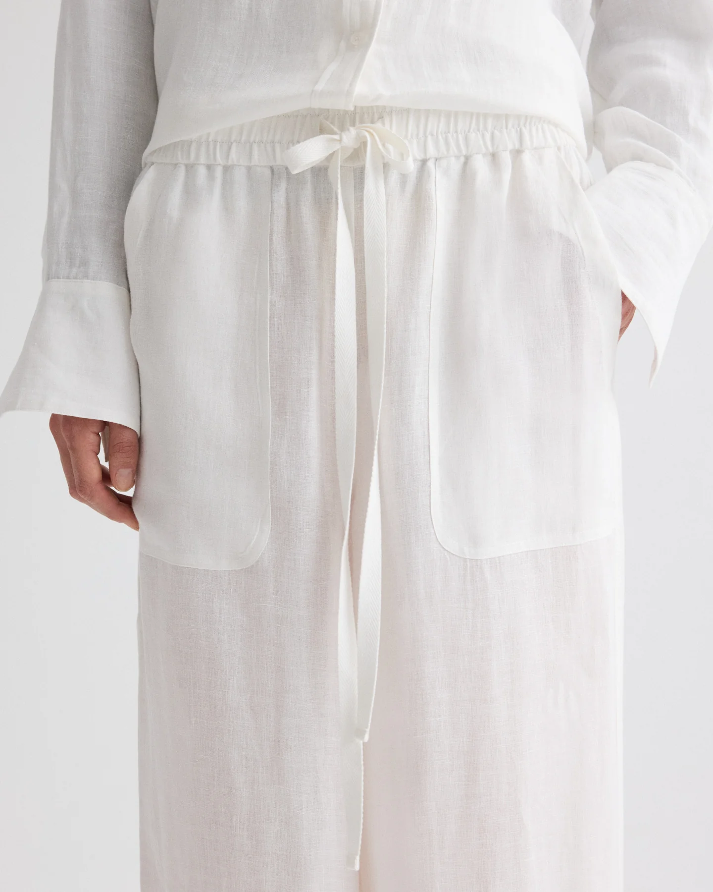 Main St. Pant in Washed Hemp Denim - Image 3