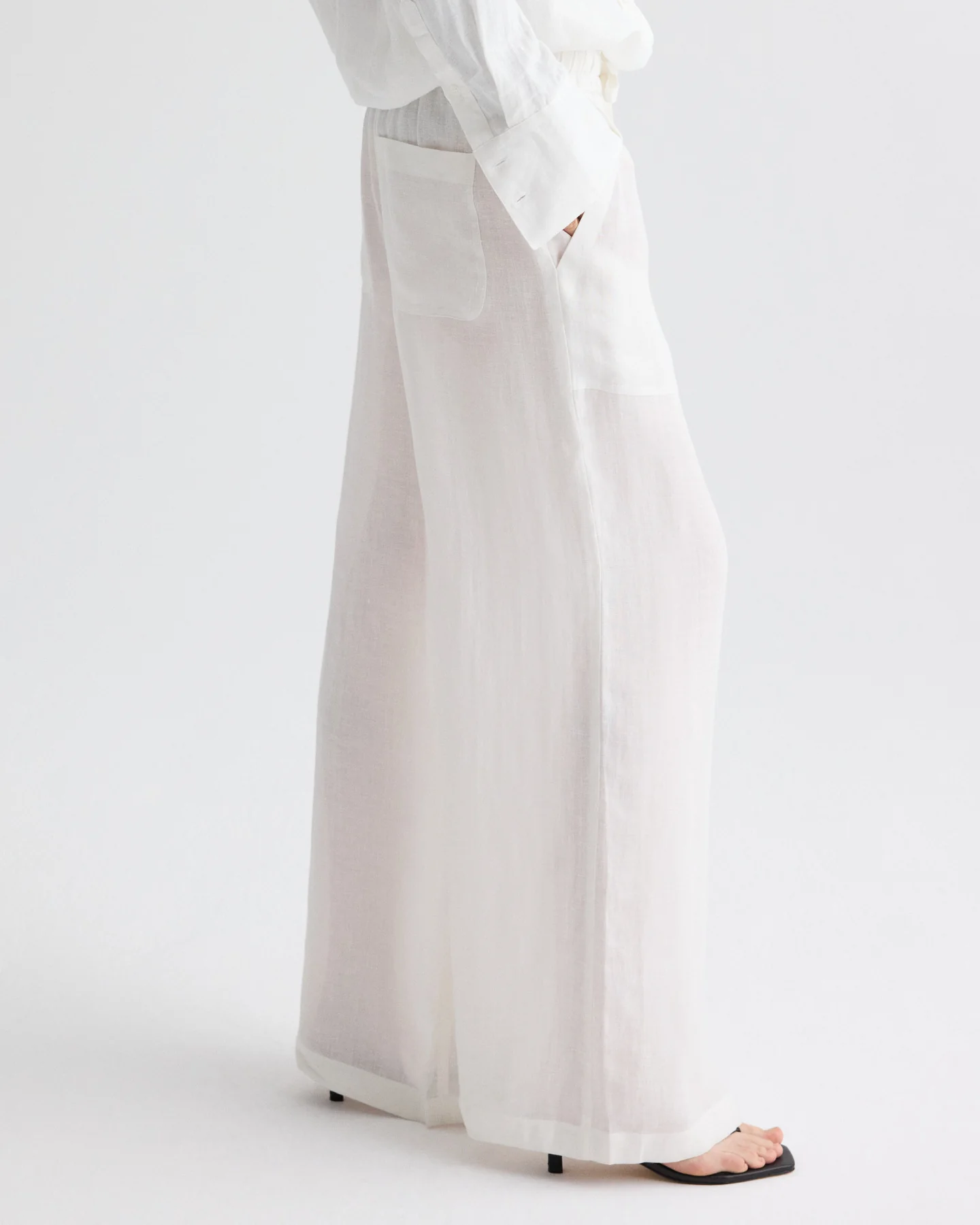 Main St. Pant in Washed Hemp Denim - Image 6