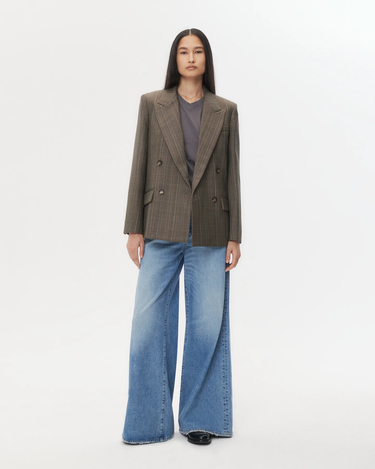 Harper Blazer in Stretch Wool - Image 2