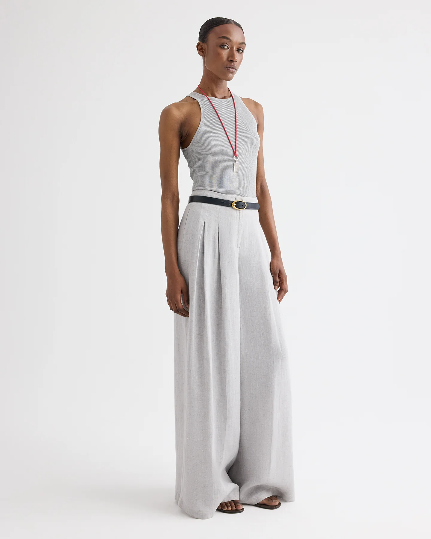 Narrow Belt in Vachetta Leather - Image 2