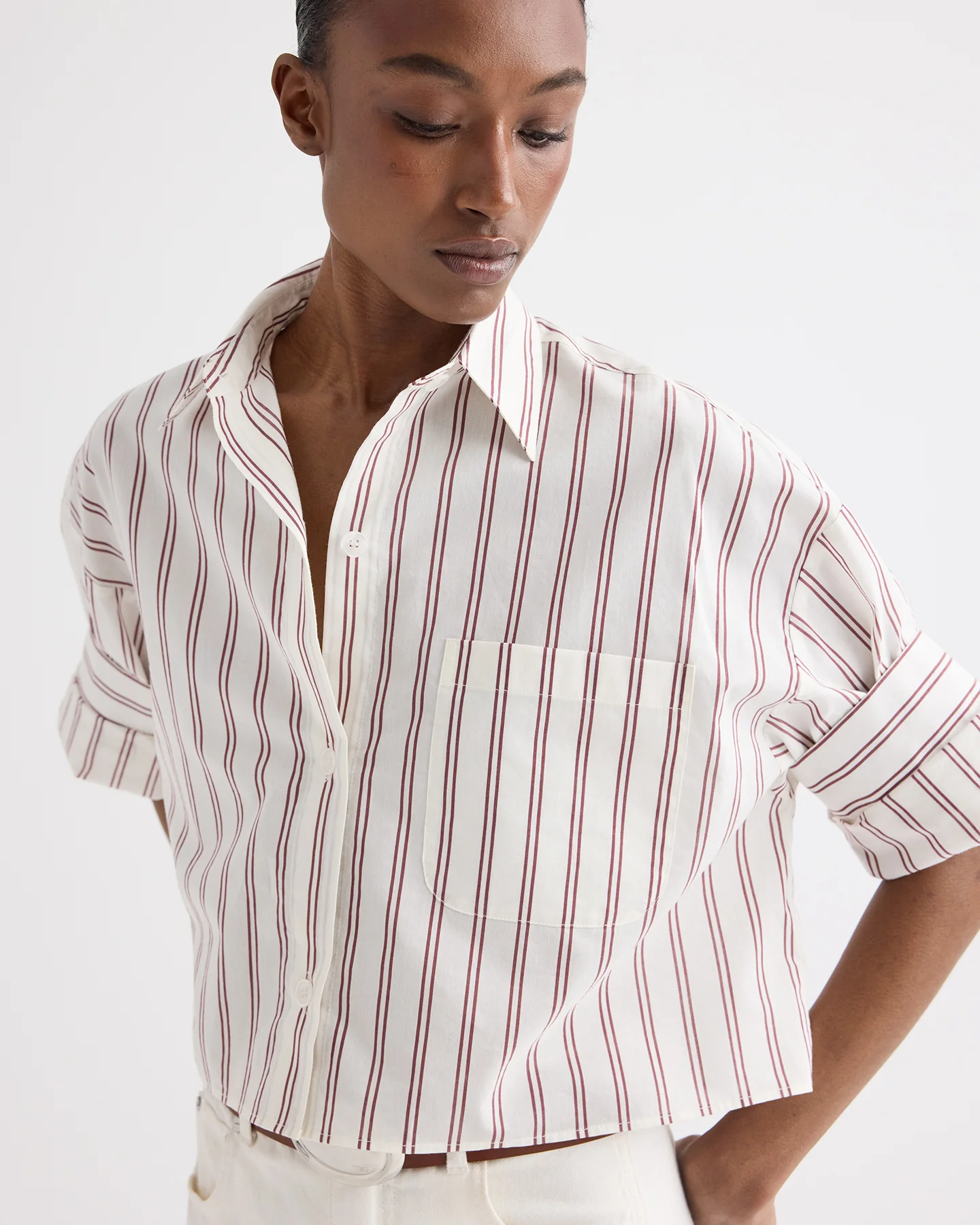 Next Ex Shirt in Cotton Silk - Image 2