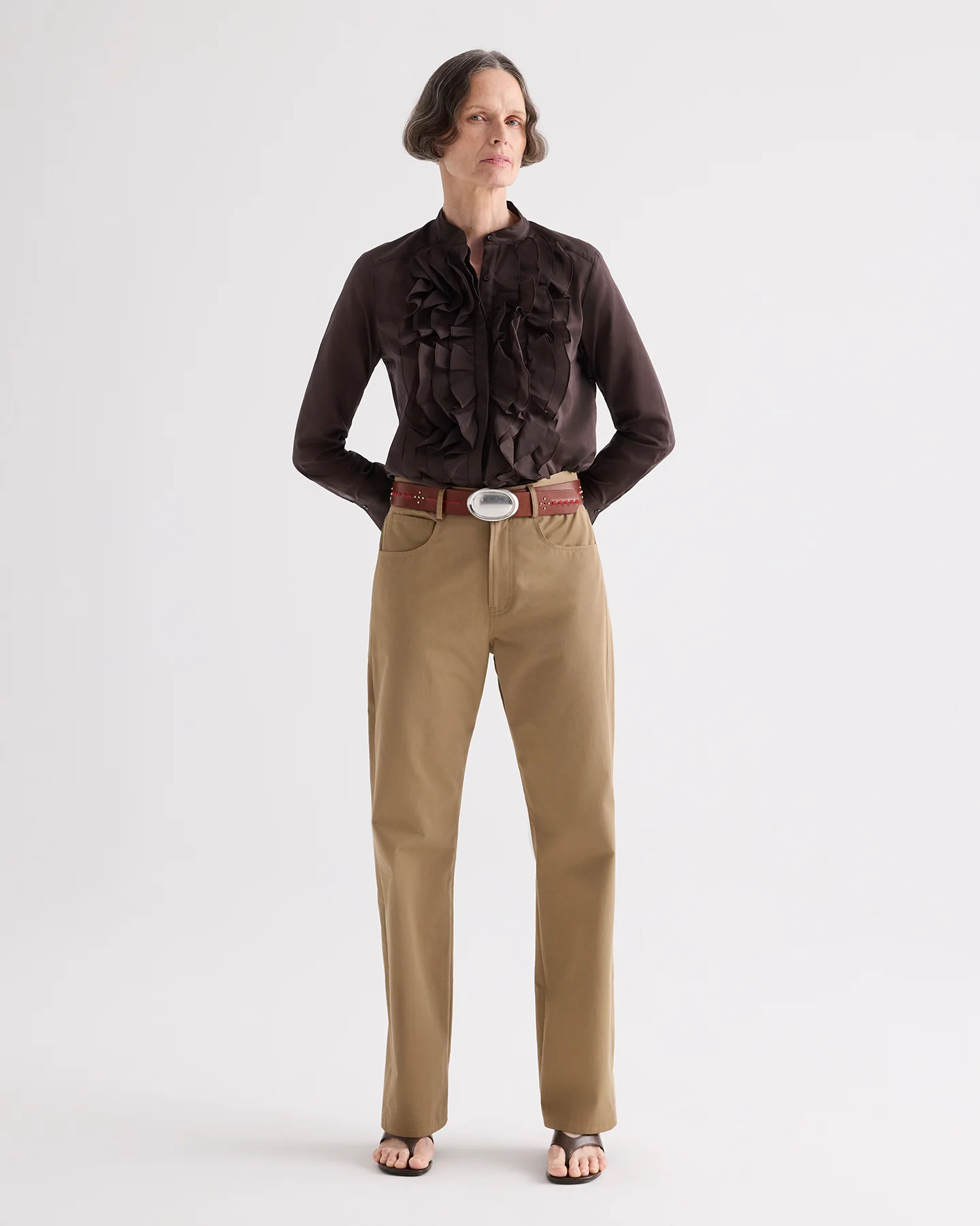 Patti Top in Cotton Silk Organza - Image 2