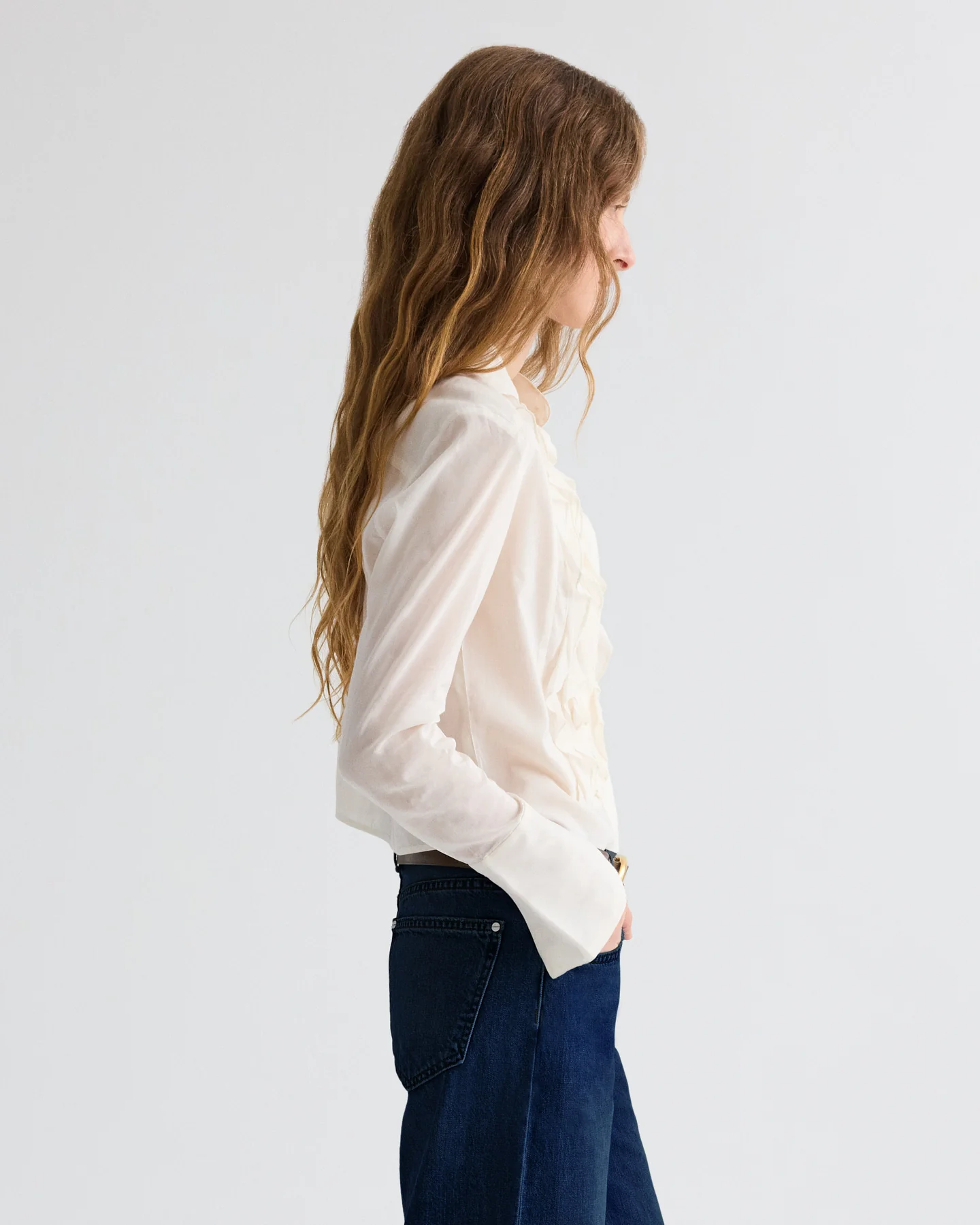 Patti Top in Cotton Silk Organza - Image 4