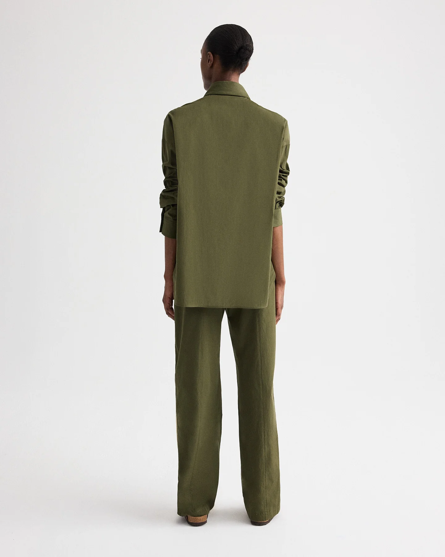 Something Borrowed Shirt in Vintage Washed Poplin - Image 5
