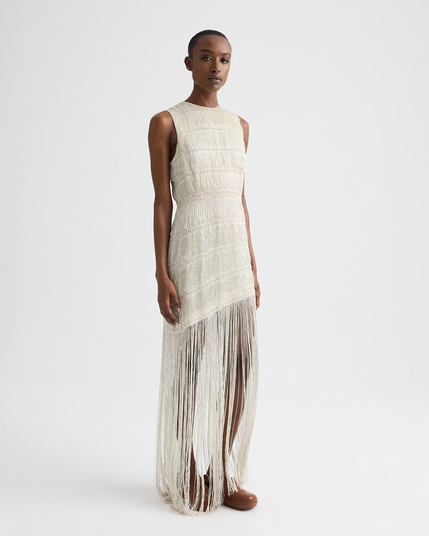 Stairway to Heaven Dress in Knotted Silk Thread - Image 4
