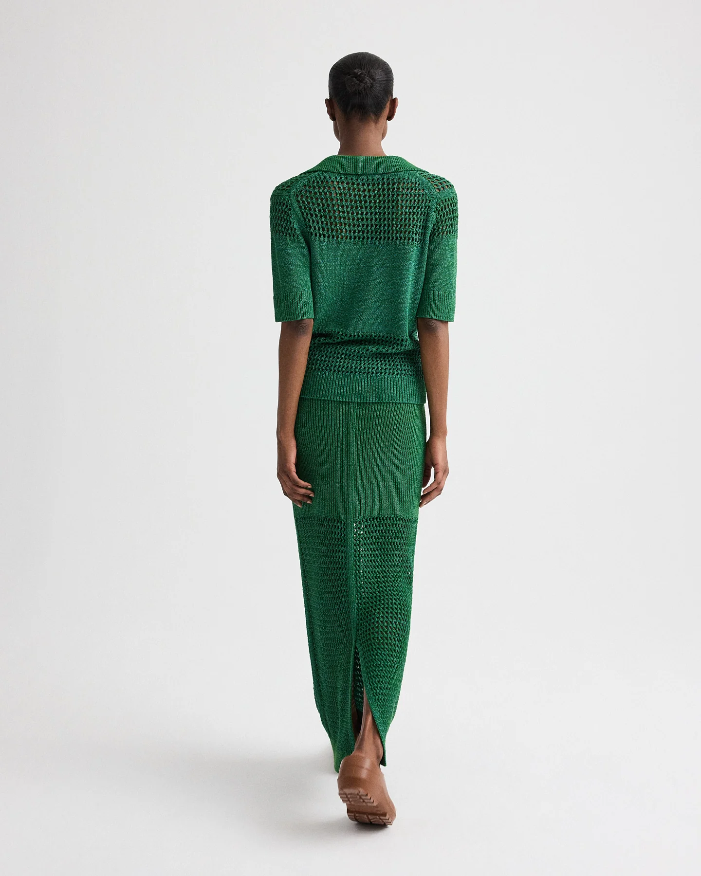 The Loophole Skirt in Silk Blend Yarn - Image 5
