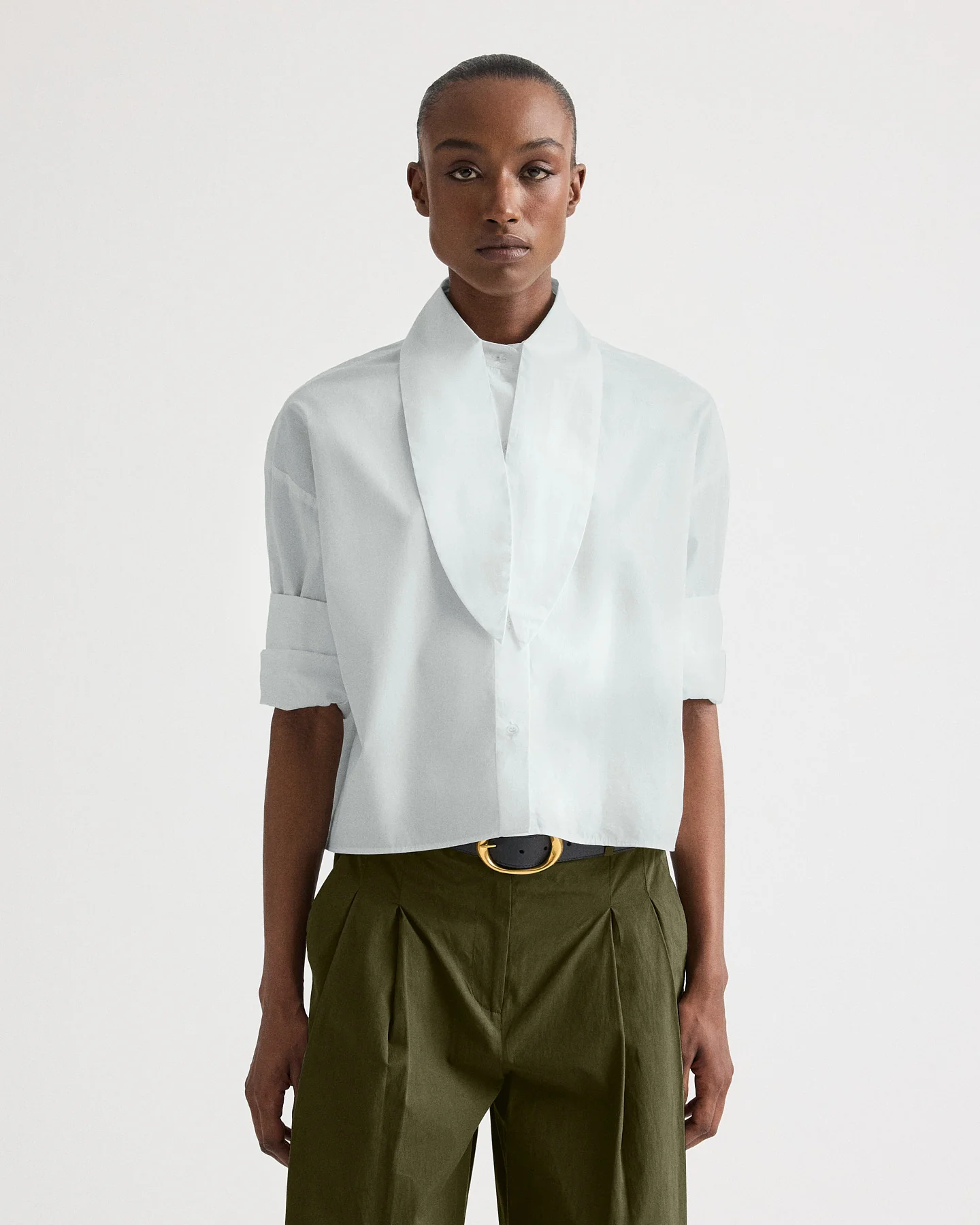 Tie One On Shirt in Vintage Washed Poplin
