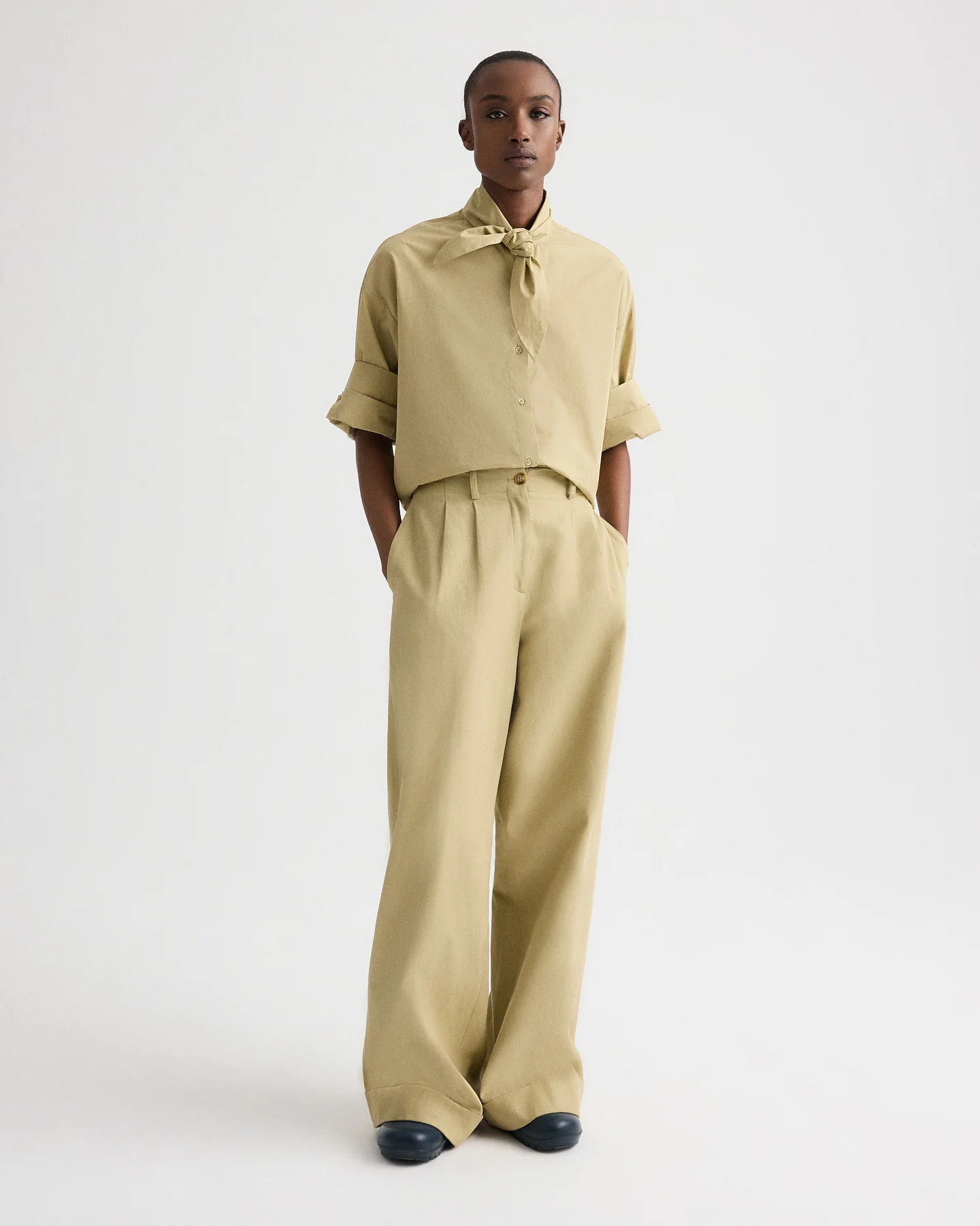 Tie One On Shirt in Superfine Cotton - Image 3