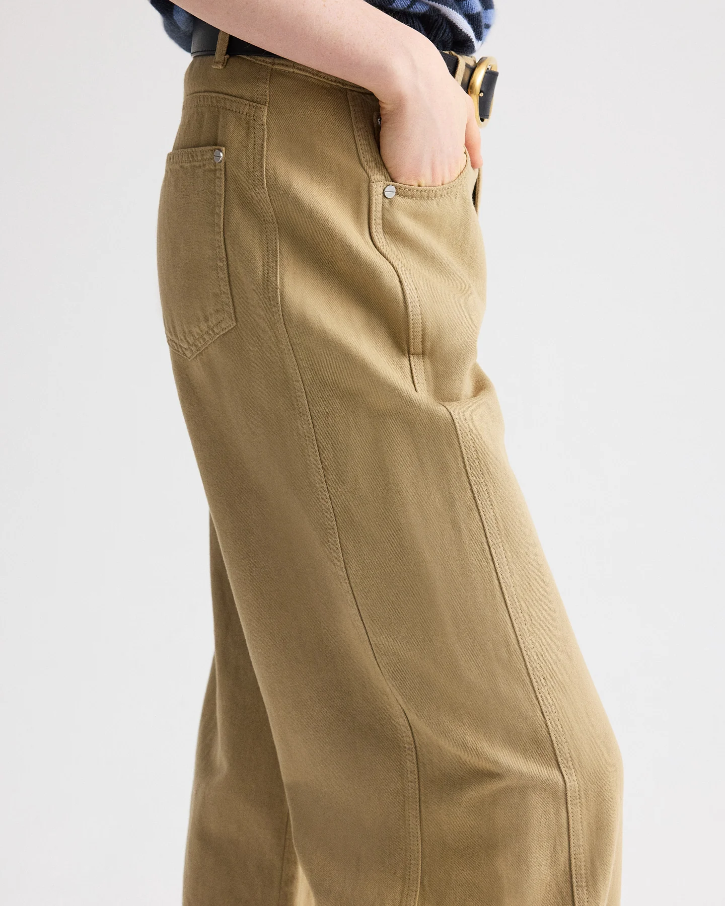 West 11th St Jean in Natural Denim - Image 4