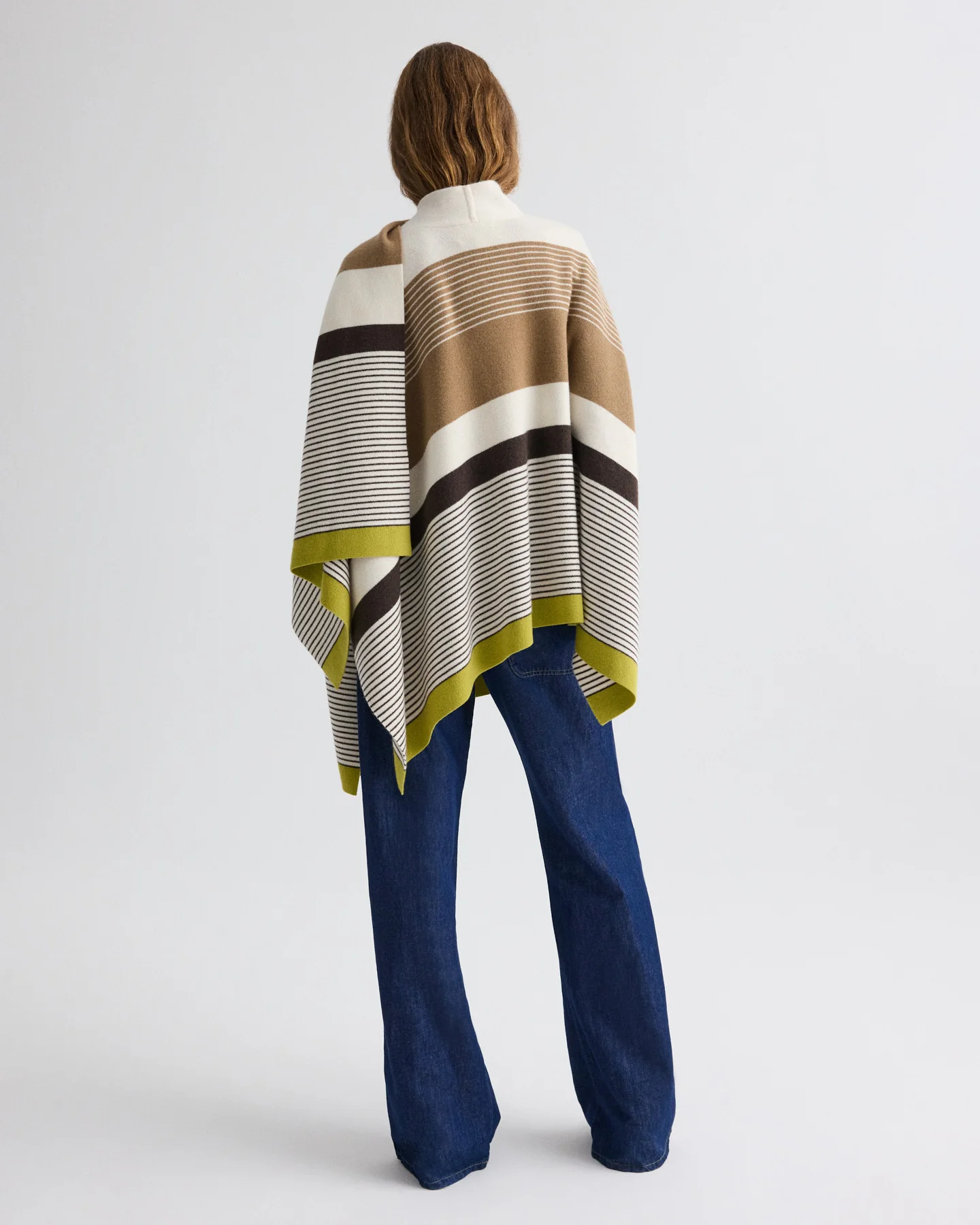 Wrapped Around Poncho in Cashmere - Image 5
